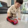 Red children's toy car game racing, educational early education for boys aged 3 to 6 details Picture